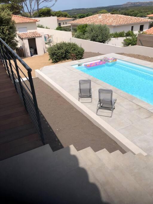 Villa Neuve Avec Piscine Bonifacio  Extérieur photo